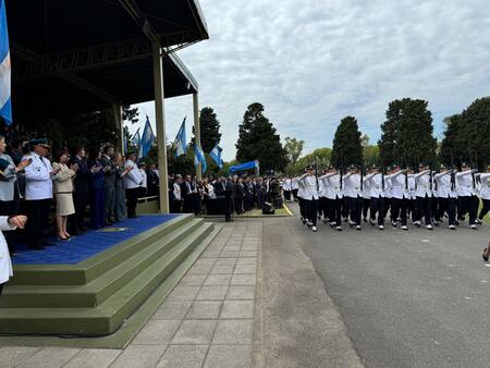Javier Milei en la celebración de los 203 años de la Policía Federal Argentina.