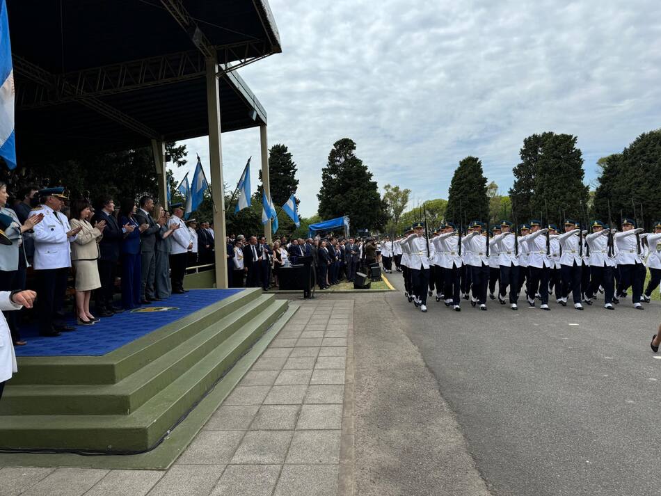 Javier Milei en la celebración de los 203 años de la Policía Federal Argentina.