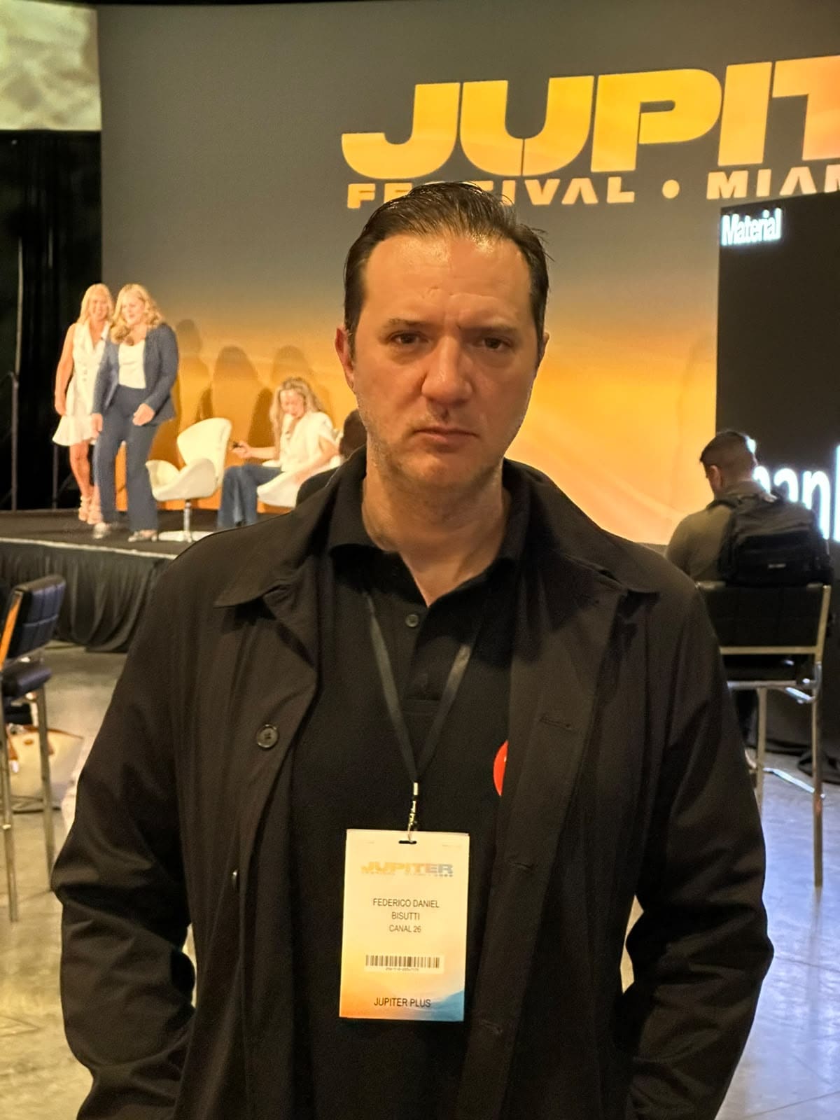 Federico Bisutti, director de Noticias de Canal 26 asistió al Festival Jupiter 2026 en Miami