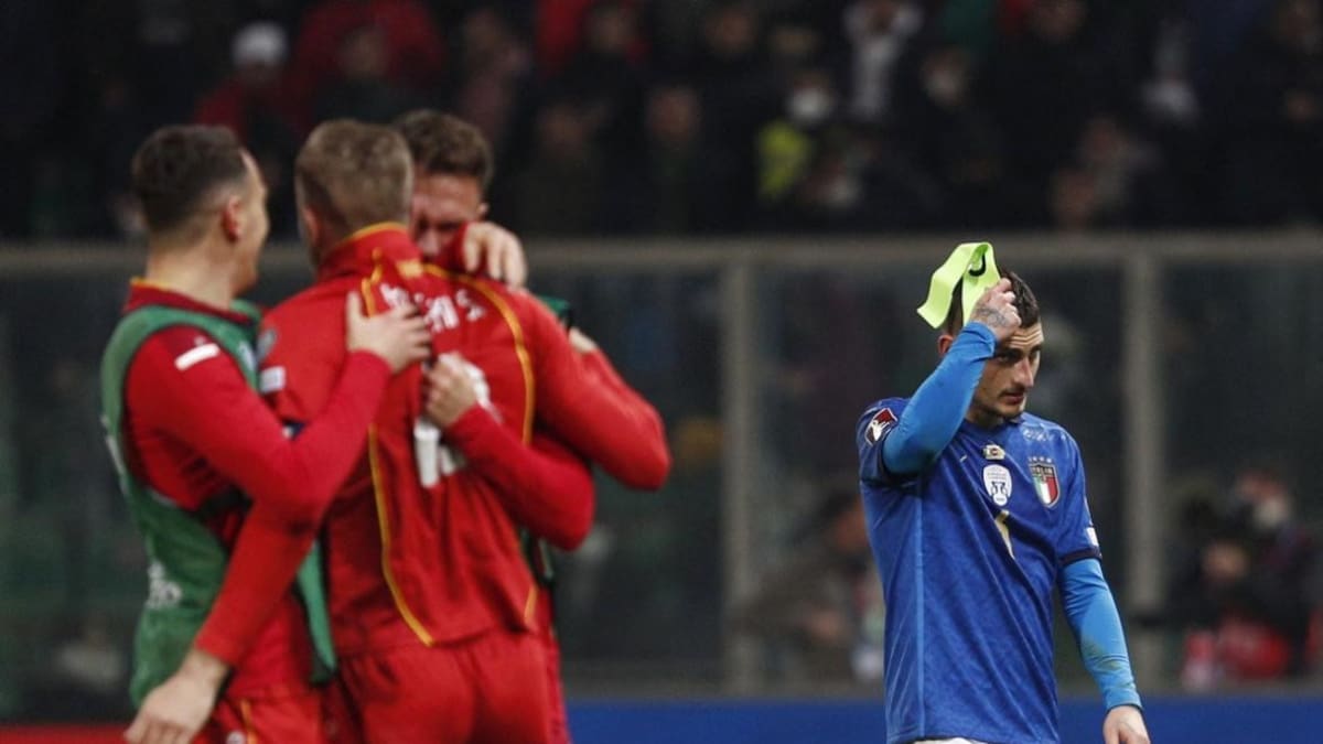 Eliminatorias europeas, Italia vs. Macedonia del Norte, REUTERS