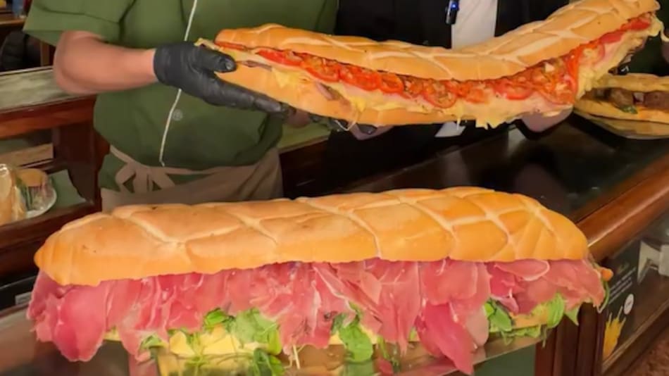 El sándwich viral.