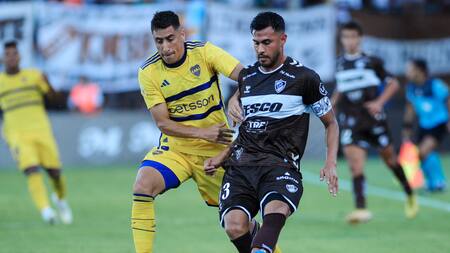 Miguel Merentiel; Platense vs Boca. Foto: Télam