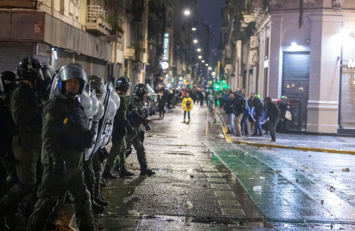 Marcha en el Congreso