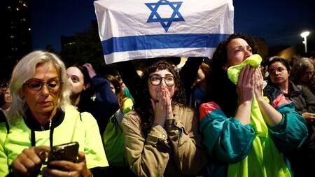 Israel celebró la liberación de los rehenes. Foto: Reuters.