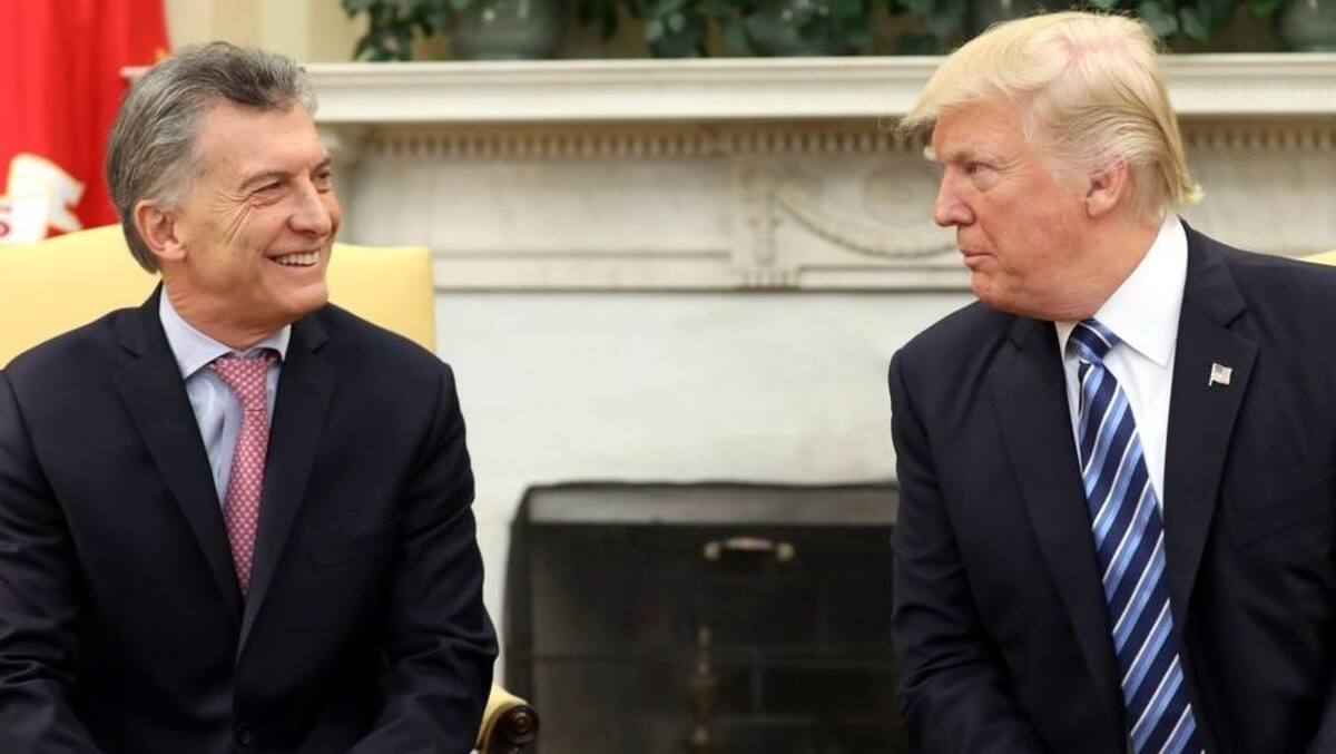 Anuario 2017 - Encuentro entre Macri y Donald Trump (NA)