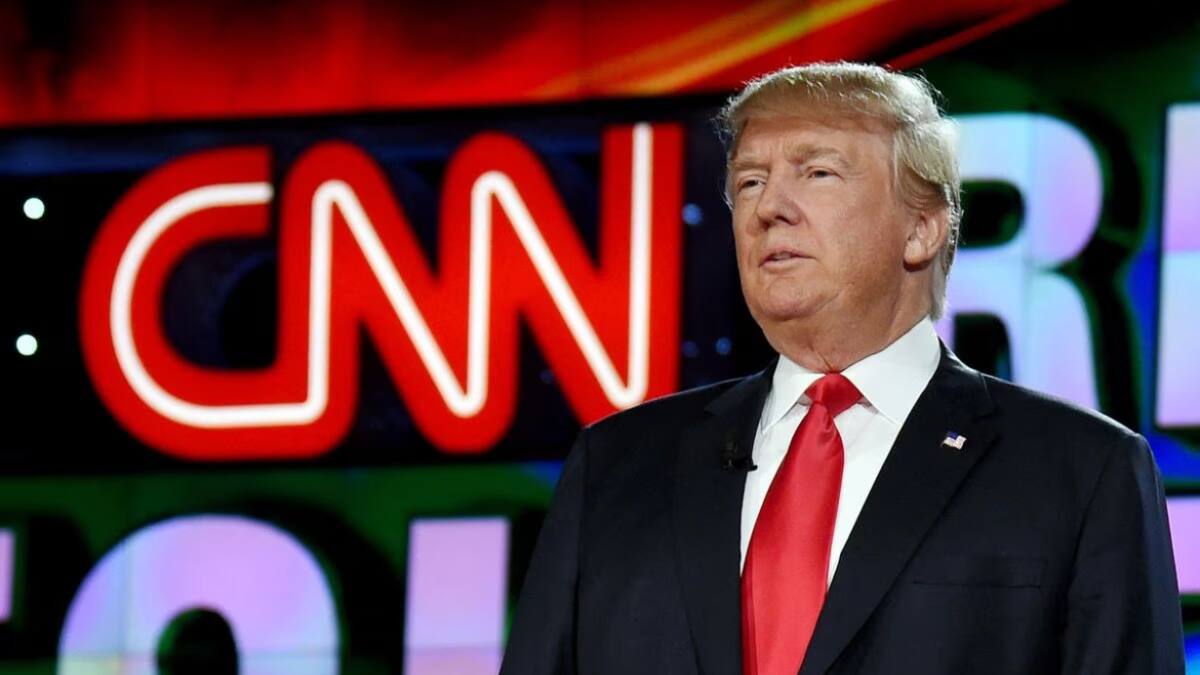 Donald Trump, durante el debate de candidatos a la presidencia de la CNN de 2015. Foto: El País