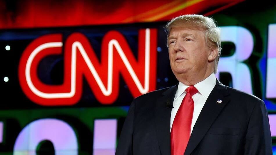 Donald Trump, durante el debate de candidatos a la presidencia de la CNN de 2015. Foto: El País