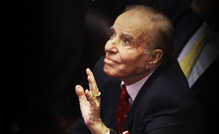 Carlos Menem, expresidente de Argentina, Foto NA