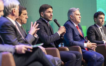 Gobernadores provinciales: Ignacio Torres, Martín Llaryora, Maximiliano Pullaro y Carlos Sadir