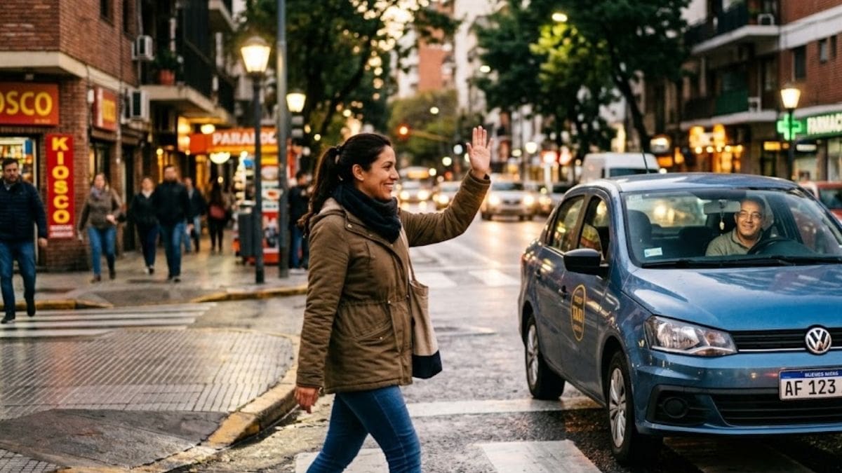 Por qué las personas agradecen a los autos cuando los dejan pasar (Foto Gemini)