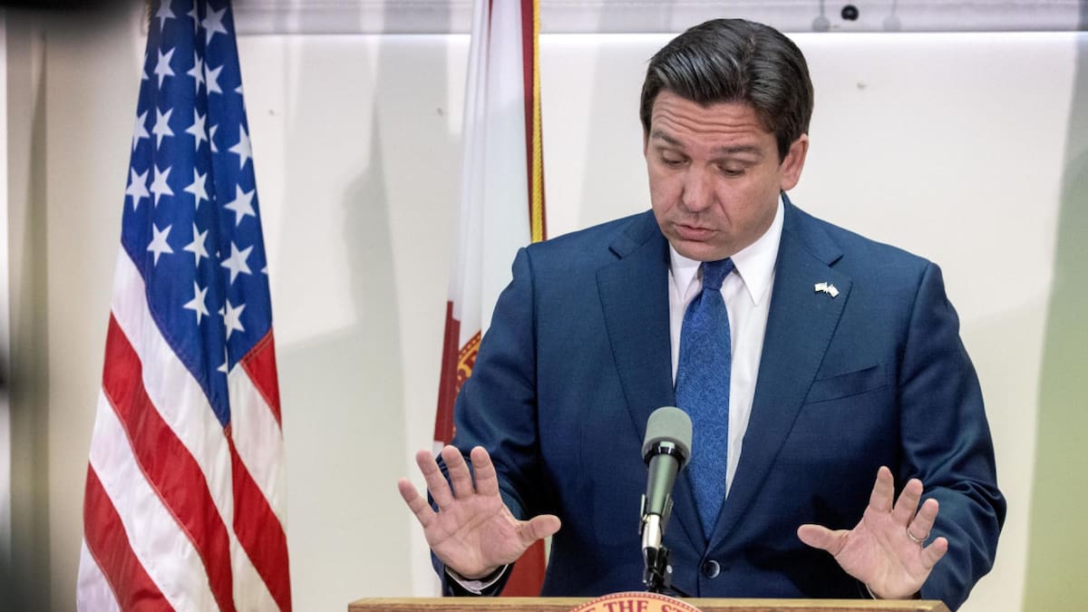 DeSantis, gobernador de Florida. Foto: EFE