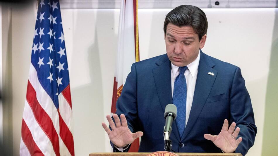 DeSantis, gobernador de Florida. Foto: EFE