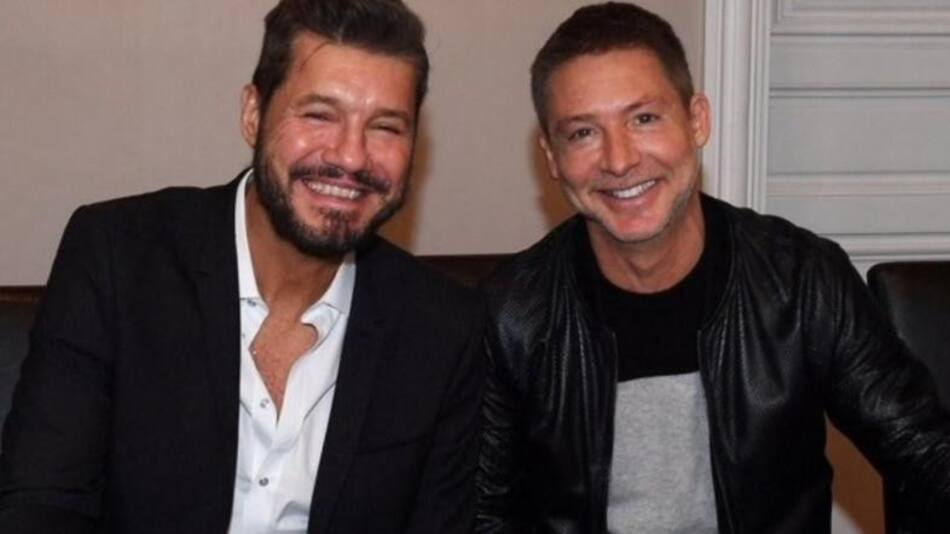 Marcelo Tinelli y Adrián Suar, foto NA