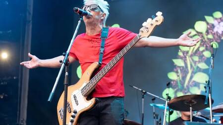 Micky Rodríguez no estará en la vuelta de Los Piojos. Foto: NA.