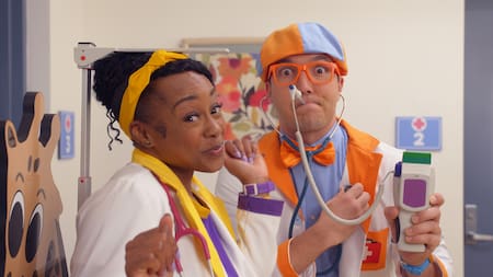 Blippi va a trabajar. Foto: Netflix.