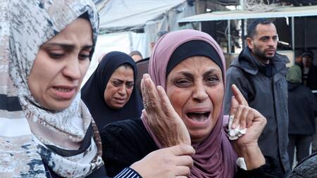 El sufrimiento de la población civil en Gaza. Foto: Reuters.