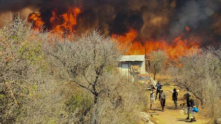 Incendios en Córdoba. Foto: Reuters.