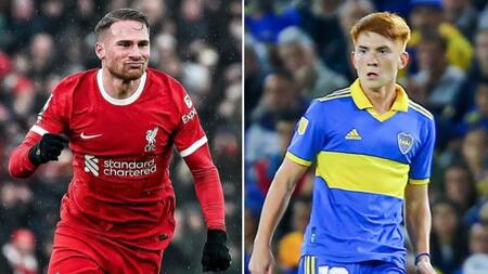 Alexis Mac Allister y Valentín Barco. Fotos: Instagram