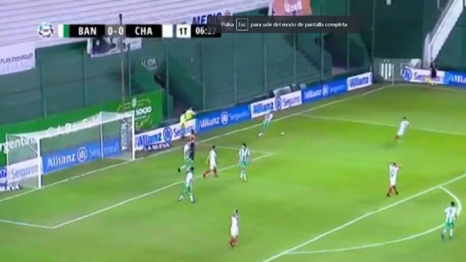 Banfield vs. Chacarita, Superliga, Fútbol