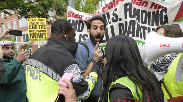 Estados Unidos: aumenta la tensión por los detenidos en las manifestaciones a favor de Palestina