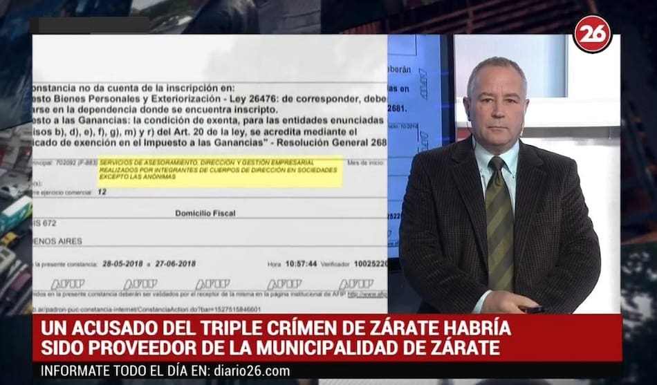 Zárate - Peligroso delincuente habría sido proveedor del Municipio - Canal 26 -