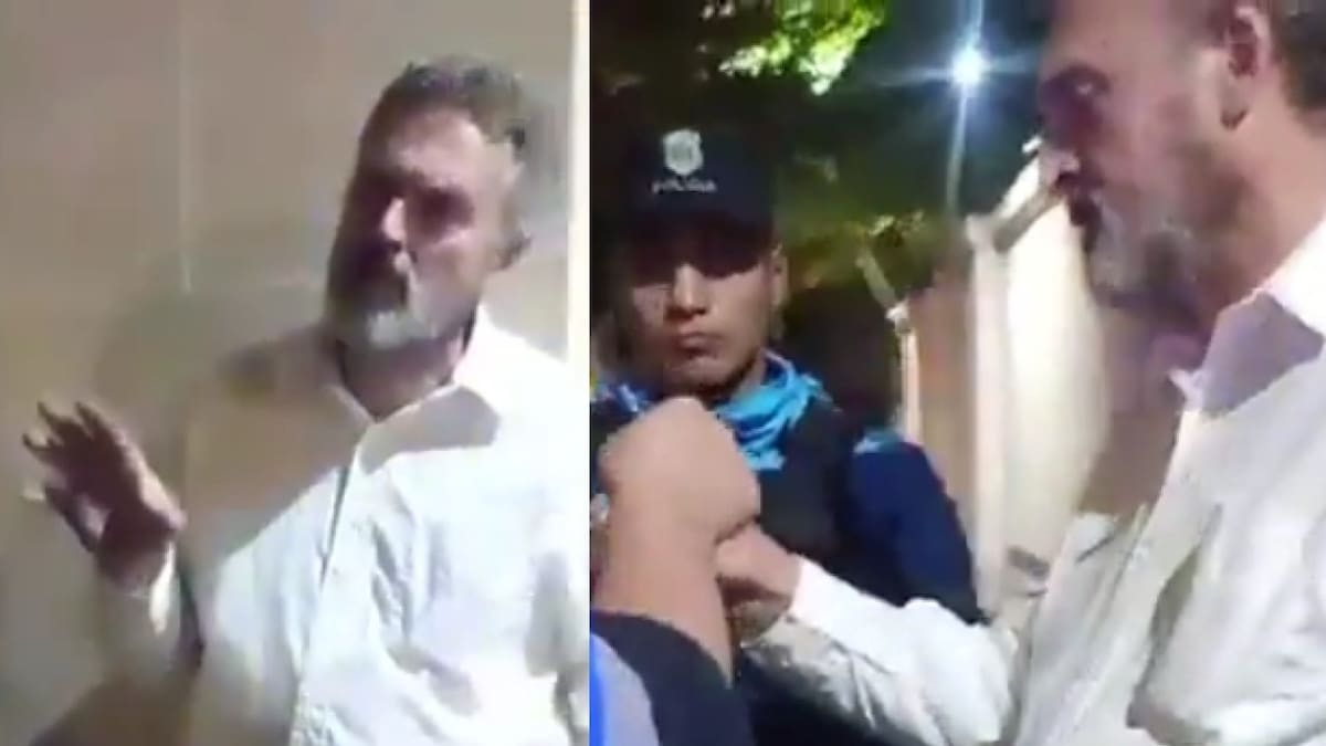 Un automovilista agredió a un agente de tránsito. Fuente: Captura