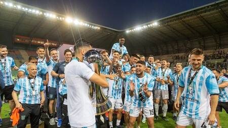 Festejo de la Academia en San Luis. Foto: NA.