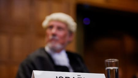 Israel, acusado en la Corte Internacional de Justicia. Foto: Reuters.