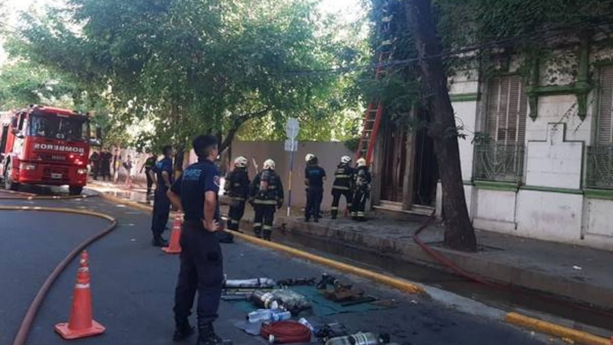 Incendio en La Boca