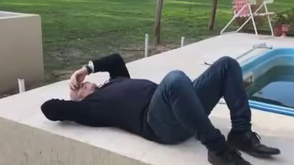 Feinmann filtró el video en su programa que se emite por A24.