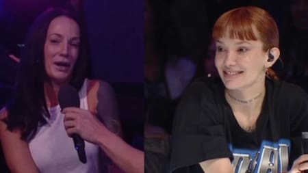 La Joaqui y su mamá. Foto: captura.