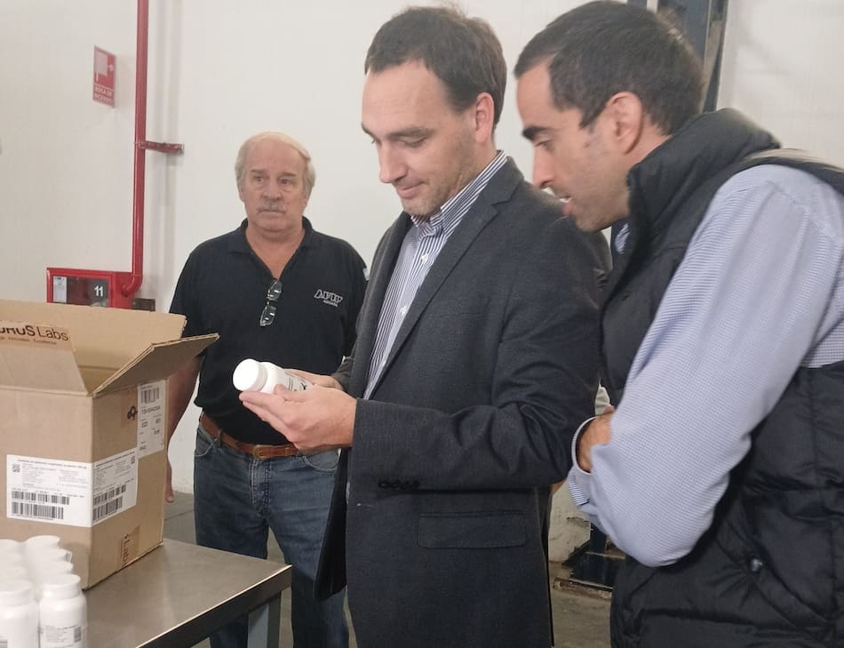 Importación de medicamentos desde la India a Mendoza. Foto: Gobierno de Mendoza.
