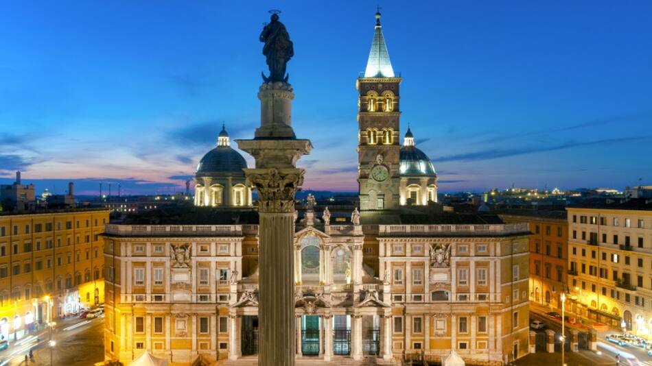 La basílica que eligió el papa Francisco para su sepultura. Foto turismoroma.it