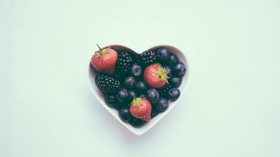 Alimentos, corazón. Foto: Unsplash