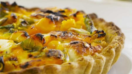 Tarta de calabaza y choclo. Foto: laserenisima