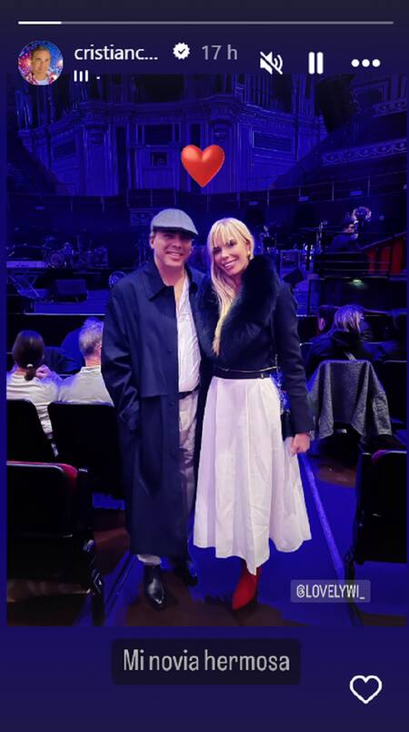 Cristian Castro presentó a su nueva novia. Foto: Instagram.