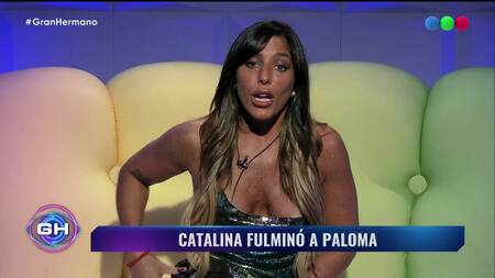 Catalina le hizo la fulminante a Paloma. Foto: Captura.