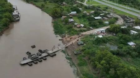 Un sargento desapareció en el río Paraná. Foto: Agencia Noticias Argentinas / redes