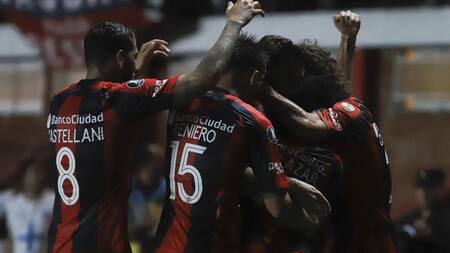 Festejo de San Lorenzo en Copa Libertadores (NA)