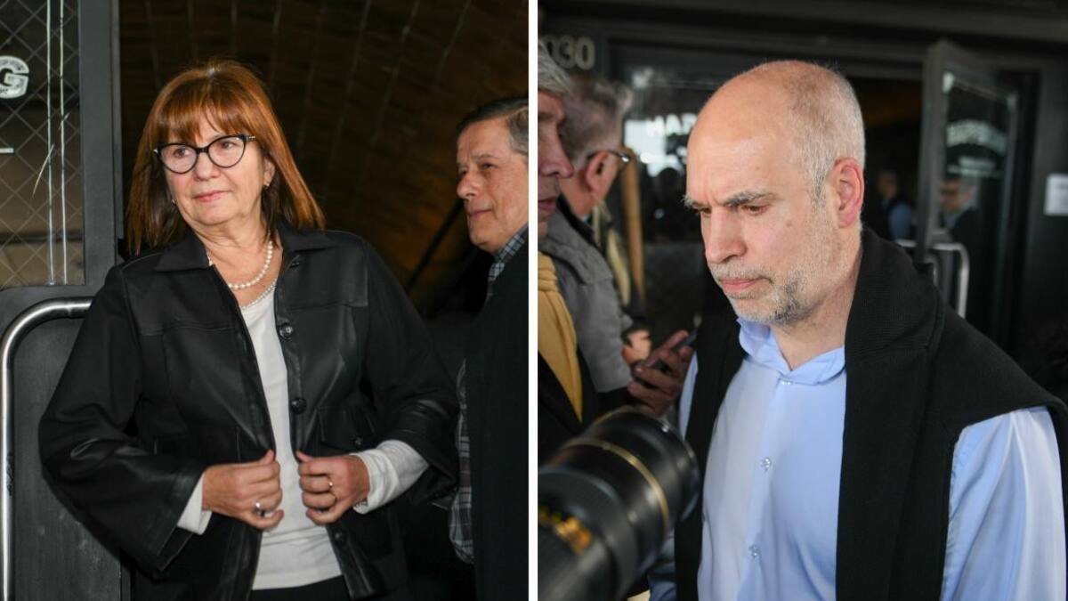 Patricia Bullrich y Horacio Rodríguez Larreta, reunión del PRO. Fotos: NA