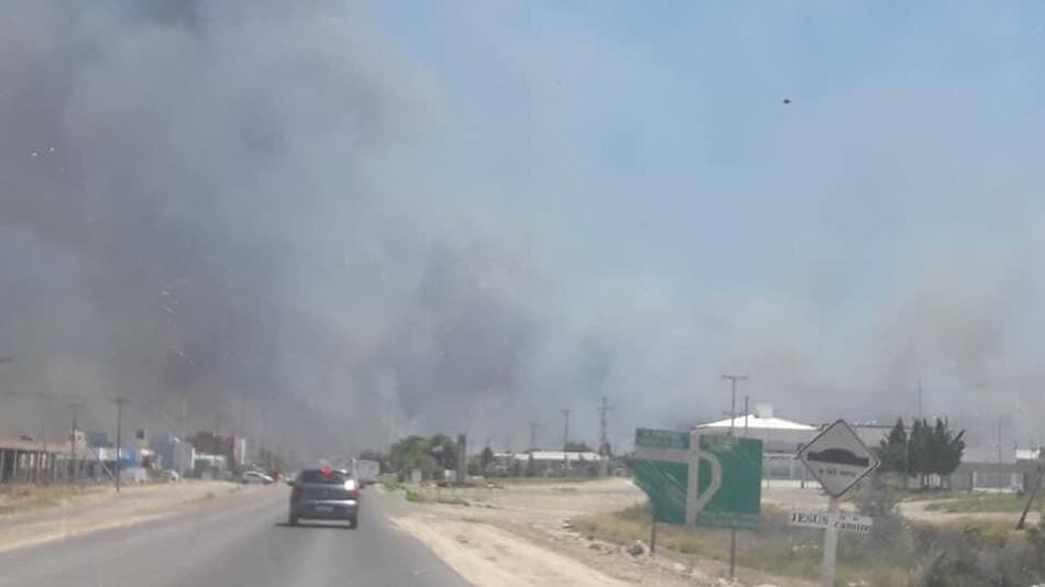 Incendio Las Grutas