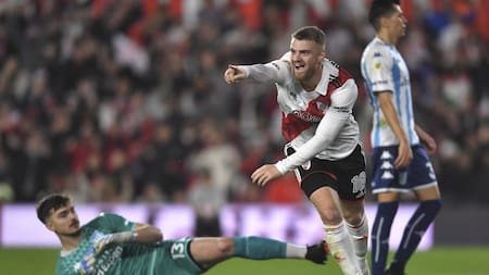 Lucas Beltrán; River Plate vs. Racing Club. Foto: Télam.