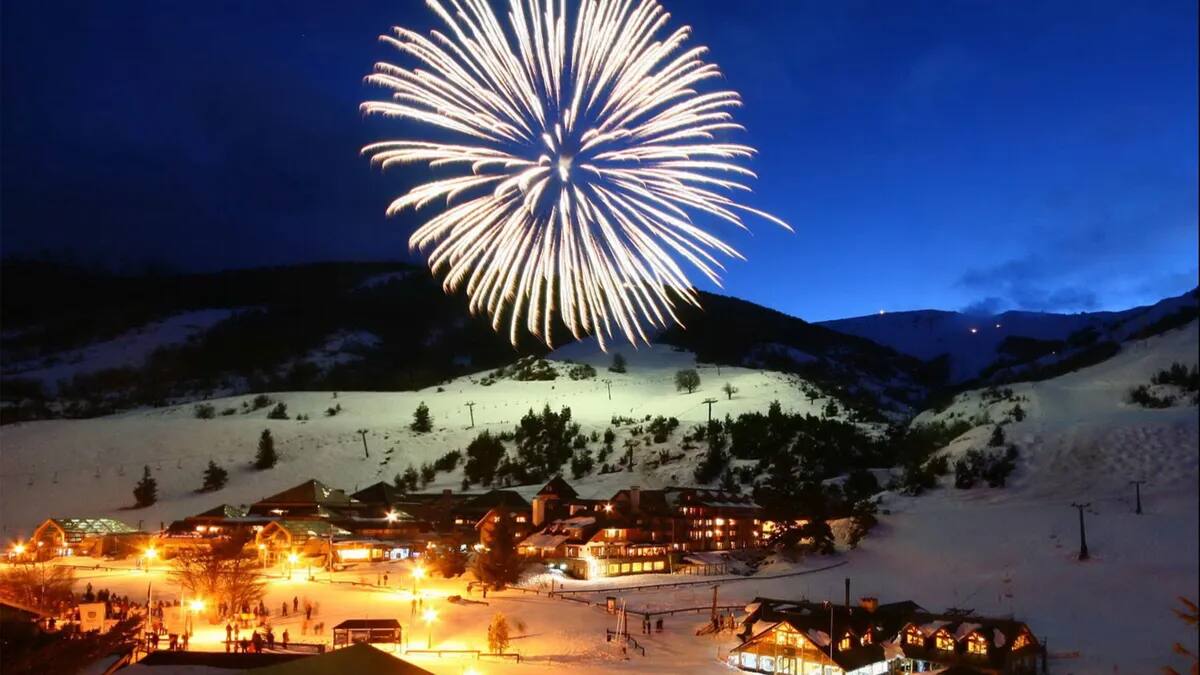 Bariloche durante la Fiesta Nacional de la Nieve