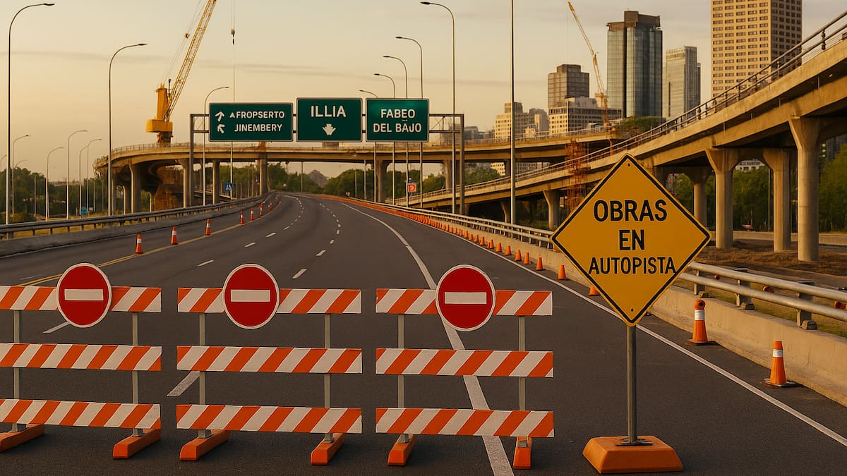 Cortes por obras en autopistas