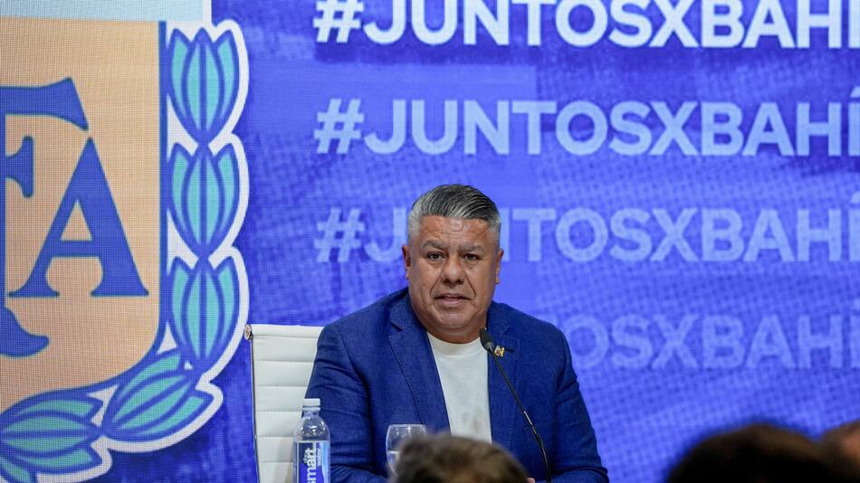 Claudio Chiqui Tapia en AFA. Foto: @Argentina.
