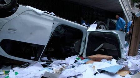 Máxima tensión en la sede de la UTA, incidentes, destrozos y varios heridos