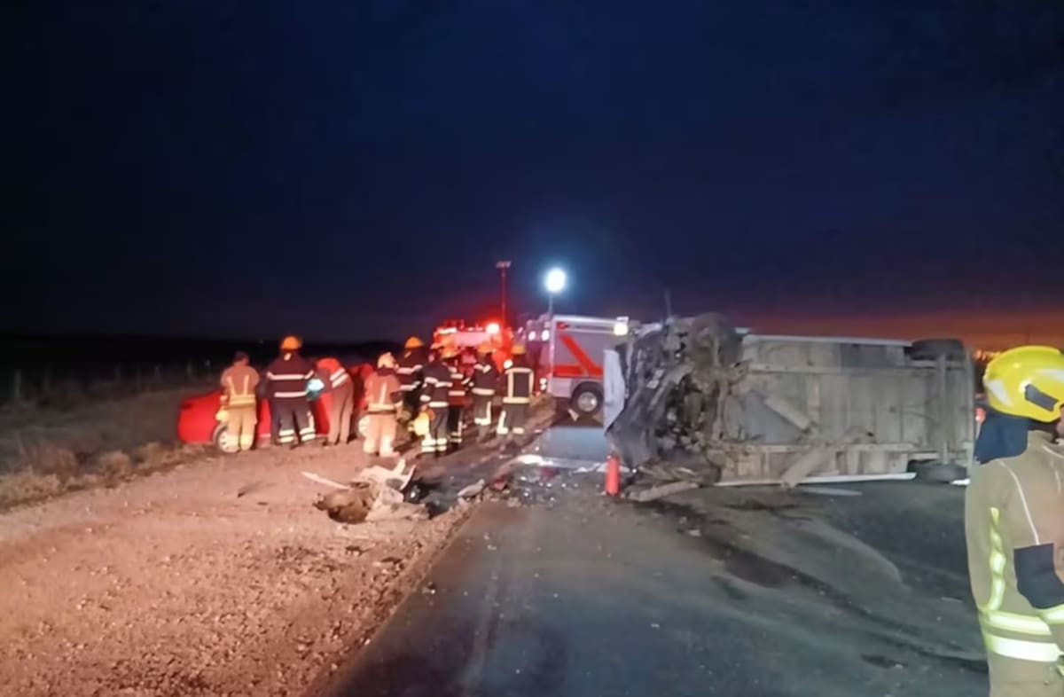 Accidente y choque en Córdoba.