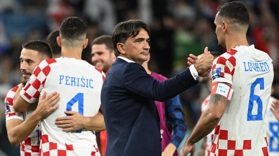 Zlatko Dalic, técnico de Croacia. Foto: Telam.