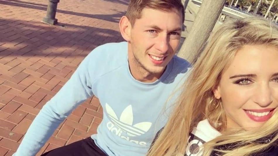 Emiliano Sala y Berenice Schkair