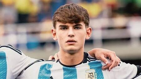 Nico Paz, Selección Argentina. Foto: NA
